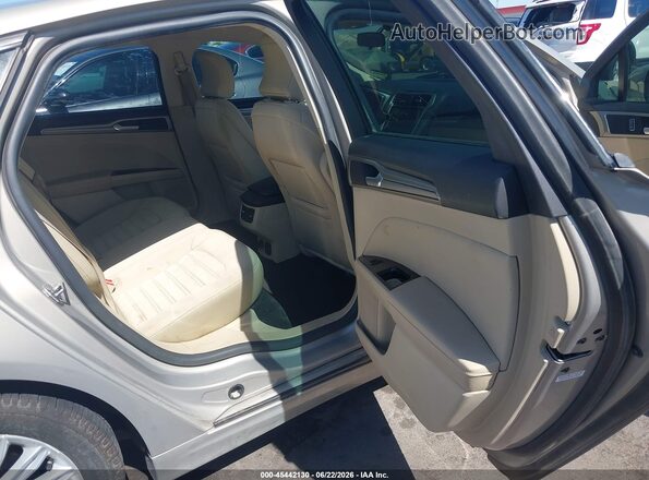 3FA6P0LUXGR187347 2016 FORD FUSION HYBRID Beige Vista de la etiqueta del VIN