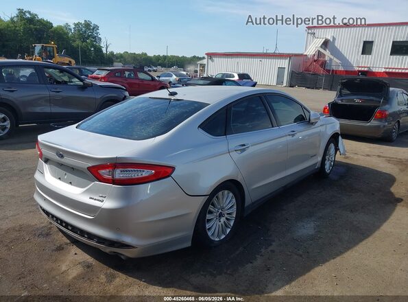 3FA6P0LUXGR340776 2016 FORD FUSION HYBRID Серебряный Задняя правая четверть