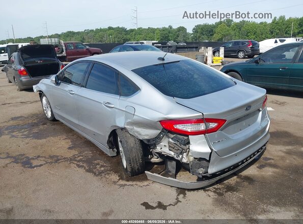 3FA6P0LUXGR340776 2016 FORD FUSION HYBRID Серебряный Задняя левая четверть