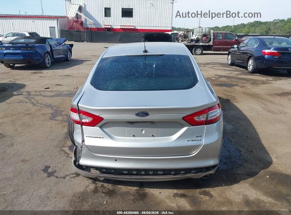 3FA6P0LUXGR340776 2016 FORD FUSION HYBRID Серебряный 