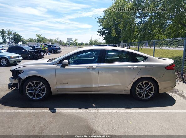 3FA6P0LUXHR145021 2017 FORD FUSION HYBRID Tan 360 interior view