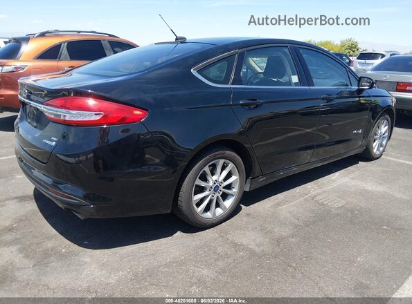 3FA6P0LUXHR263358 2017 FORD FUSION HYBRID Черный Задняя правая четверть