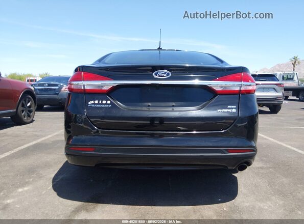 3FA6P0LUXHR263358 2017 FORD FUSION HYBRID Черный 