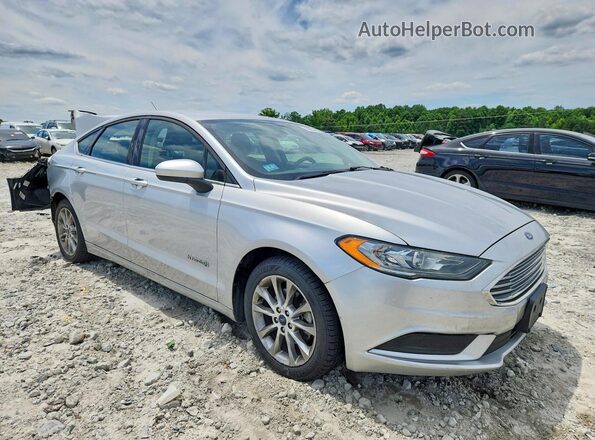 3FA6P0LUXHR355148 2017 FORD FUSION Silver Delantero derecho