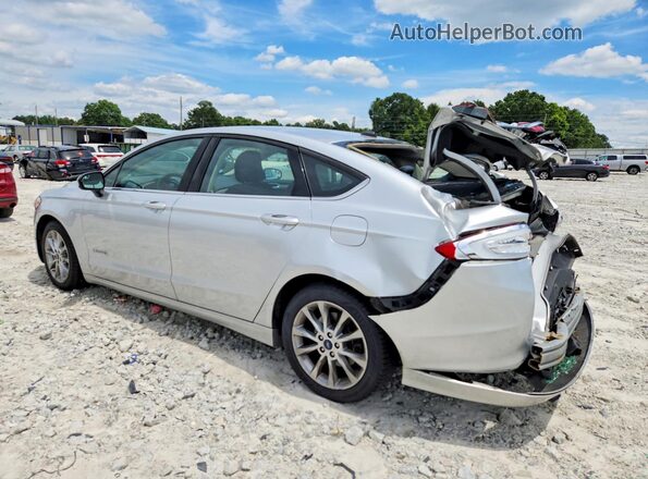 3FA6P0LUXHR355148 2017 FORD FUSION Silver Trasero izquierdo