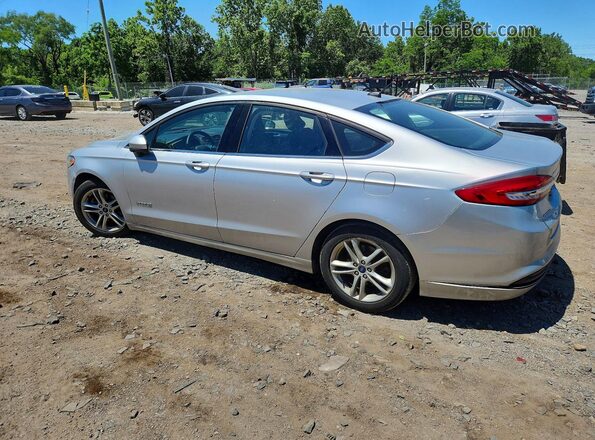 3FA6P0LUXJR116091 2018 FORD FUSION Silver Tył lewy