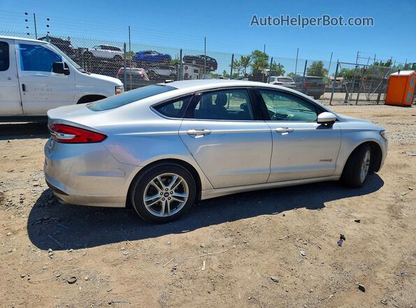 3FA6P0LUXJR116091 2018 FORD FUSION Silver Tył prawy