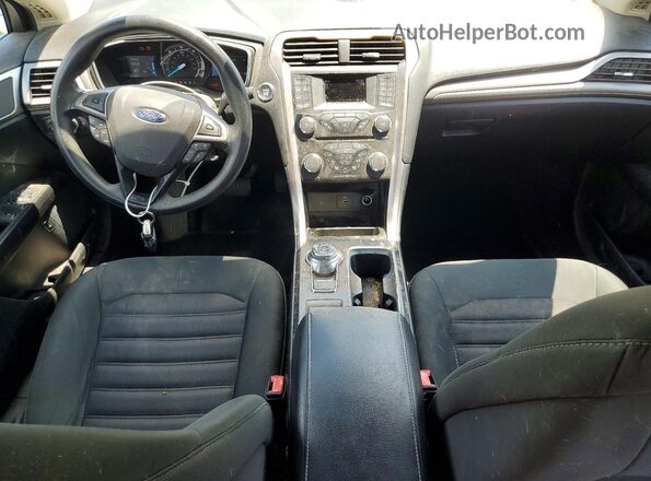 3FA6P0LUXJR116091 2018 FORD FUSION Silver Widok deski rozdzielczej