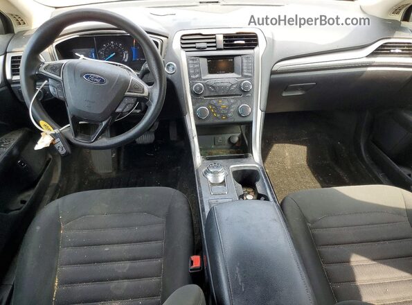 3FA6P0LUXJR116432 2018 FORD FUSION Silver Առջևի վահանակի տեսք