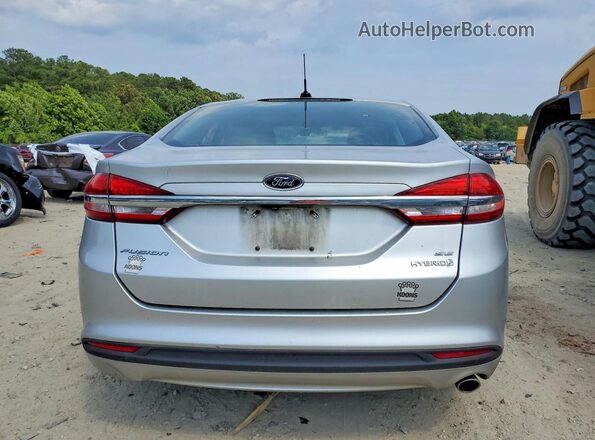 3FA6P0LUXJR116432 2018 FORD FUSION Silver Հետևի տեսք