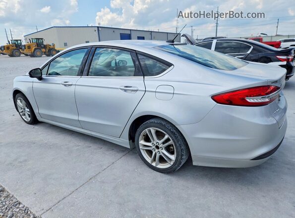 3FA6P0LUXJR152606 2018 FORD FUSION Silver Tył lewy