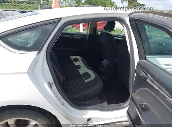 3FA6P0LUXJR162620 2018 FORD FUSION HYBRID White Widok naklejki z numerem VIN