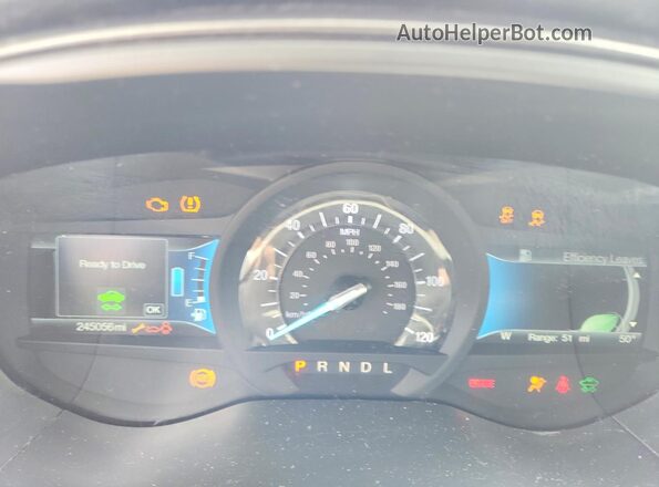 3FA6P0LUXJR170314 2018 FORD FUSION White Instrument cluster view