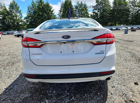 3FA6P0LUXJR170314 2018 FORD FUSION White Rear view