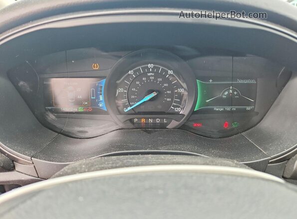 3FA6P0LUXJR192099 2018 FORD FUSION Black Widok zestawu wskaźników