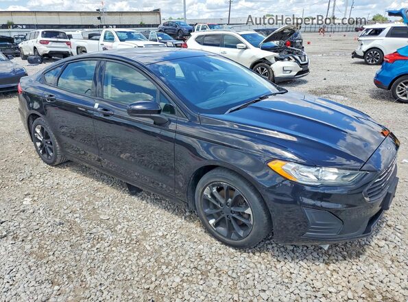 3FA6P0LUXKR121664 2019 FORD FUSION Black წინა მარჯვენა