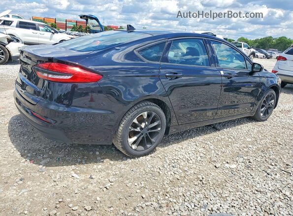 3FA6P0LUXKR121664 2019 FORD FUSION Black უკანა მარჯვენა