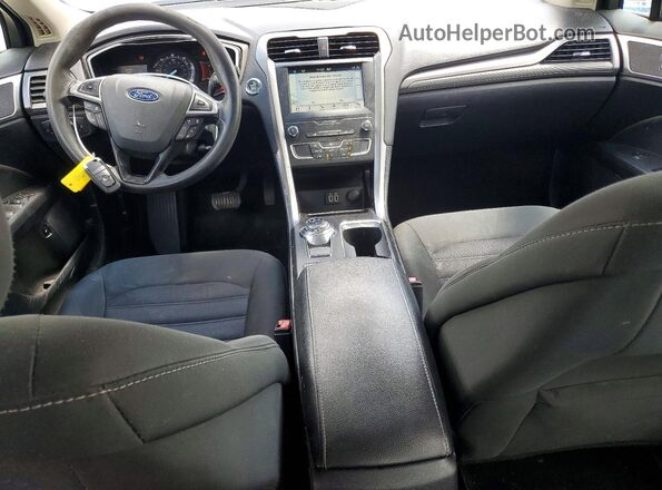 3FA6P0LUXKR121664 2019 FORD FUSION Black წინა პანელის ხედი