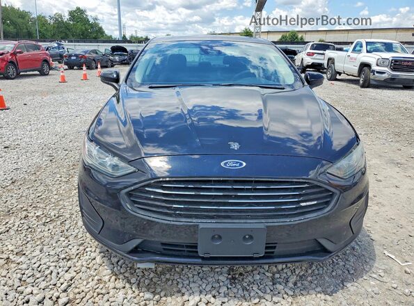 3FA6P0LUXKR121664 2019 FORD FUSION Black წინა ხედი