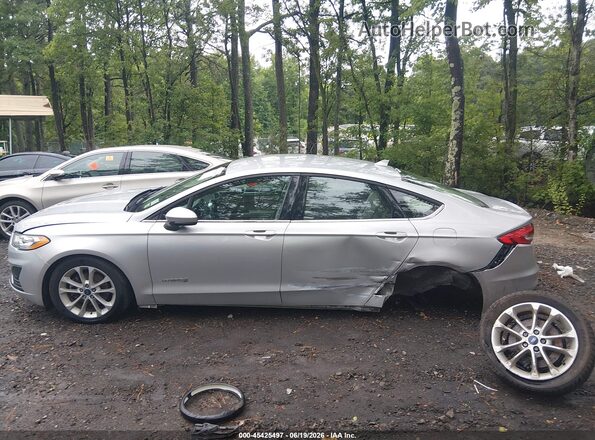 3FA6P0LUXKR129554 2019 FORD FUSION HYBRID Silver 