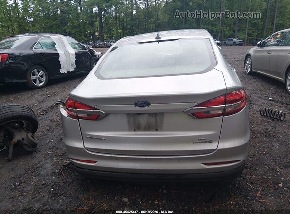 3FA6P0LUXKR129554 2019 FORD FUSION HYBRID Silver 