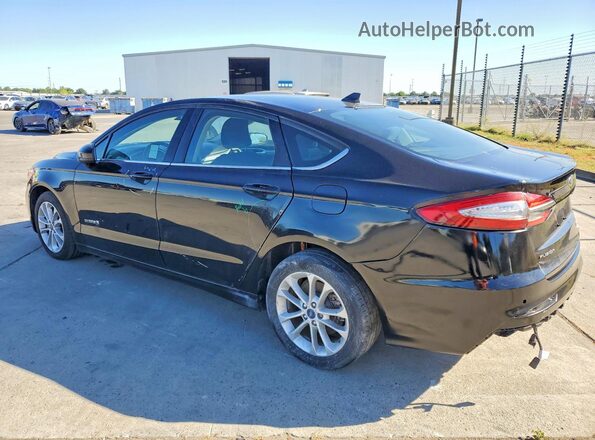 3FA6P0LUXKR135032 2019 FORD FUSION Black Հետևի ձախ