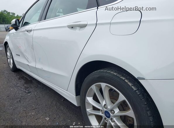 3FA6P0LUXKR224938 2019 FORD FUSION HYBRID White 