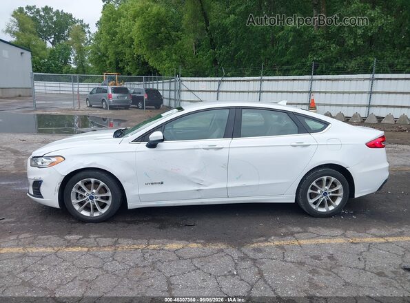 3FA6P0LUXKR224938 2019 FORD FUSION HYBRID White 