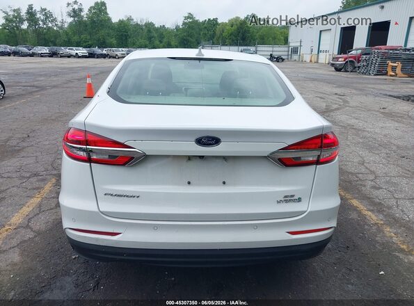 3FA6P0LUXKR224938 2019 FORD FUSION HYBRID White 