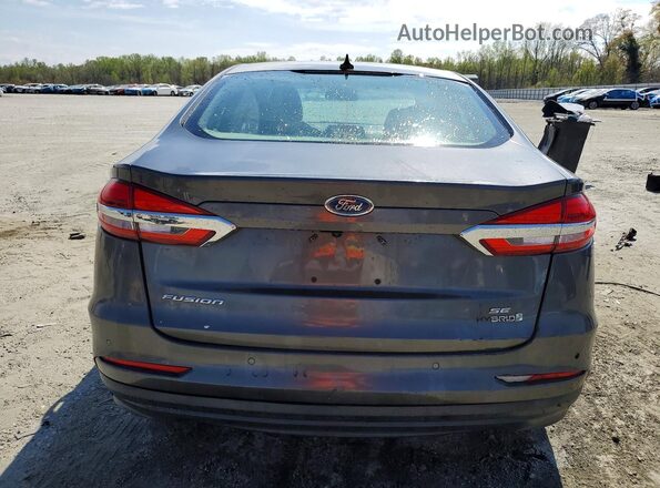 3FA6P0LUXKR226723 2019 FORD FUSION Gray უკანა ხედი