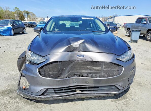 3FA6P0LUXKR226723 2019 FORD FUSION Gray წინა ხედი