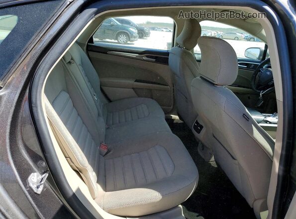 3FA6P0LUXKR226723 2019 FORD FUSION Gray უკანა სავარძლების ხედი