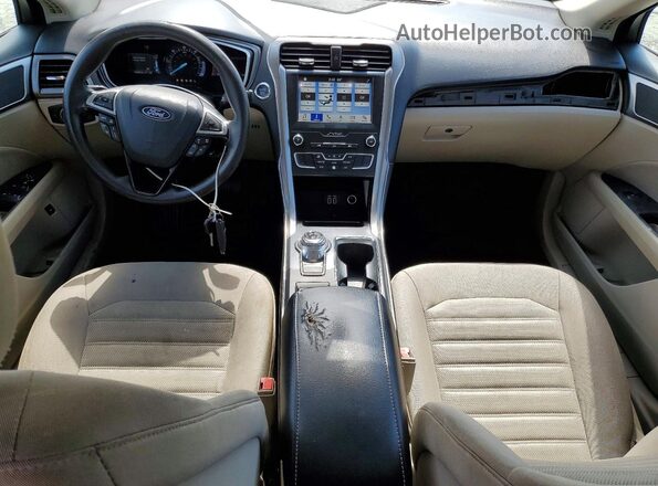 3FA6P0LUXKR226723 2019 FORD FUSION Gray წინა პანელის ხედი