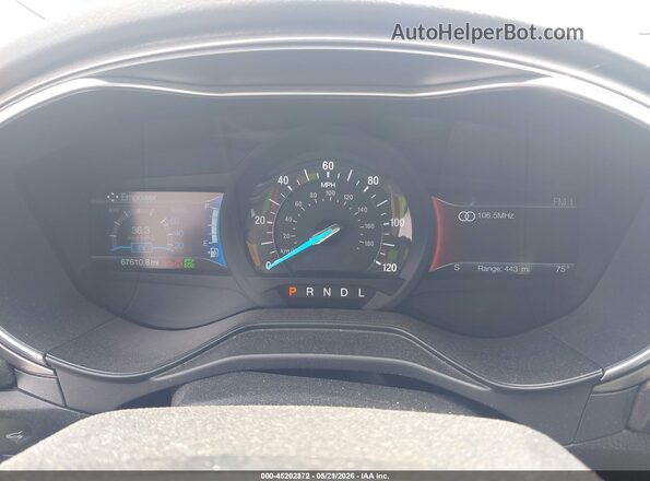 3FA6P0LUXKR226916 2019 FORD FUSION HYBRID Blue 