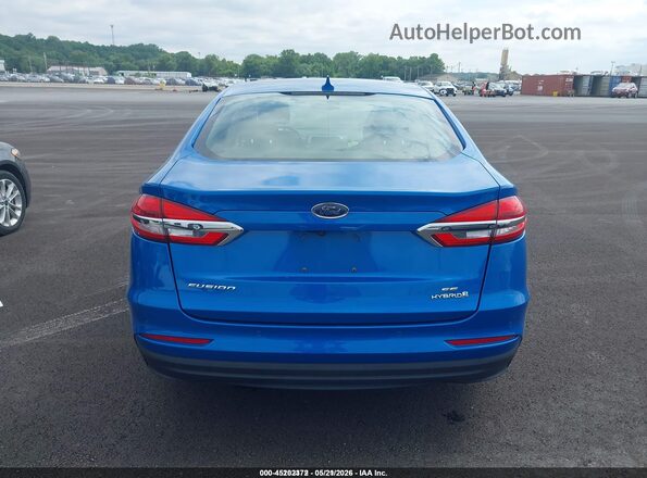 3FA6P0LUXKR226916 2019 FORD FUSION HYBRID Blue 