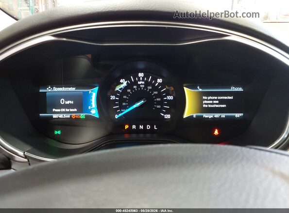 3FA6P0LUXLR201659 2020 FORD FUSION Silver Vista de los asientos traseros