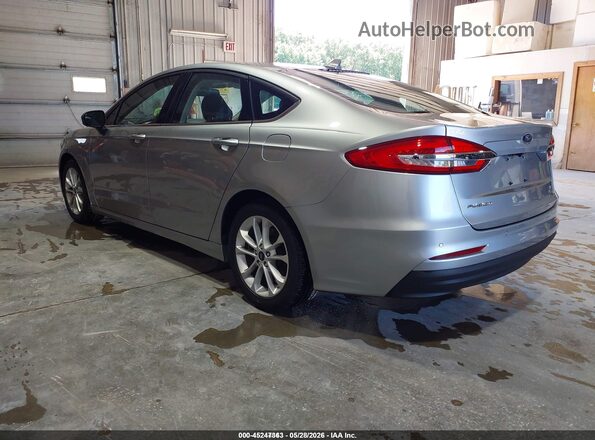 3FA6P0LUXLR201659 2020 FORD FUSION Silver Trasero izquierdo