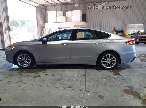 3FA6P0LUXLR201659 2020 FORD FUSION Silver 