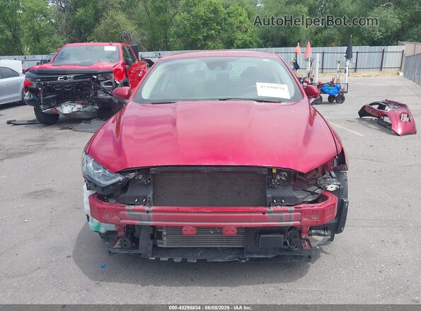 3FA6P0LUXLR232314 2020 FORD FUSION Red Rear interior view