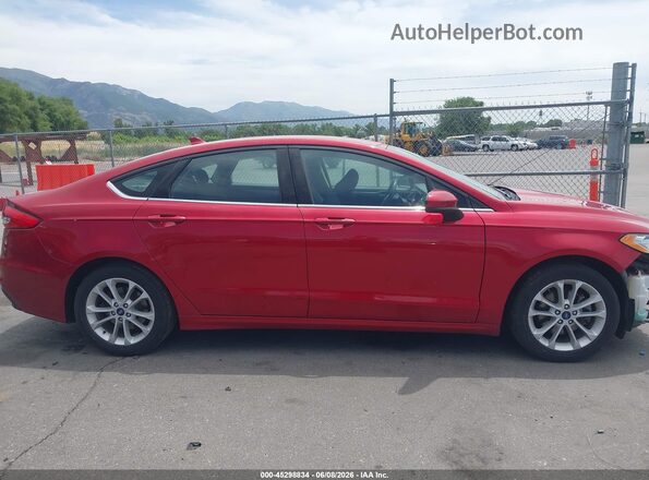 3FA6P0LUXLR232314 2020 FORD FUSION Red 360 interior view