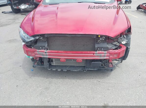 3FA6P0LUXLR232314 2020 FORD FUSION Red Front view