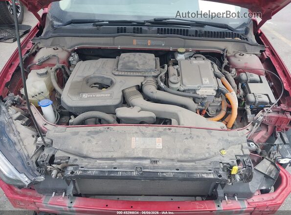 3FA6P0LUXLR232314 2020 FORD FUSION Red Rear view