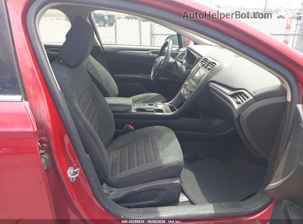 3FA6P0LUXLR232314 2020 FORD FUSION Red Front interior view