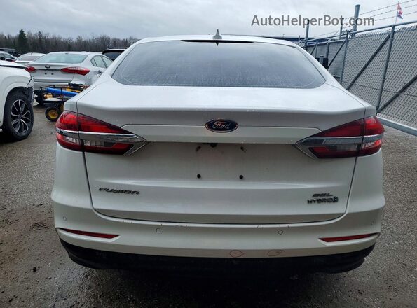 3FA6P0MU1KR155149 2019 FORD FUSION Белый 