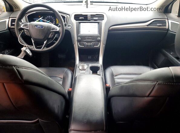 3FA6P0MU1KR155149 2019 FORD FUSION Белый 