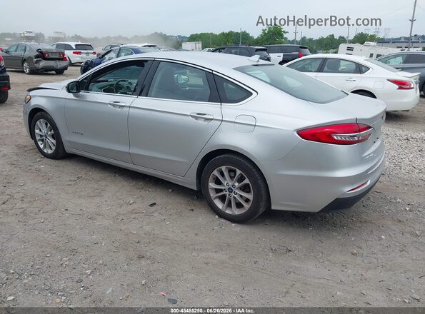 3FA6P0MU2KR255230 2019 FORD FUSION HYBRID Серебряный Задняя левая четверть