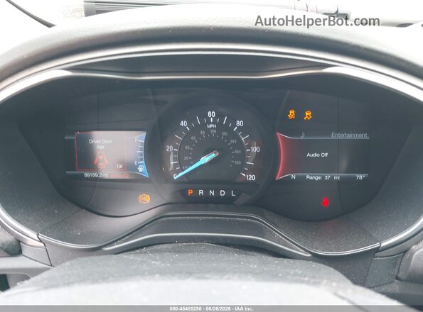 3FA6P0MU2KR255230 2019 FORD FUSION HYBRID Серебряный Вид задних сидений
