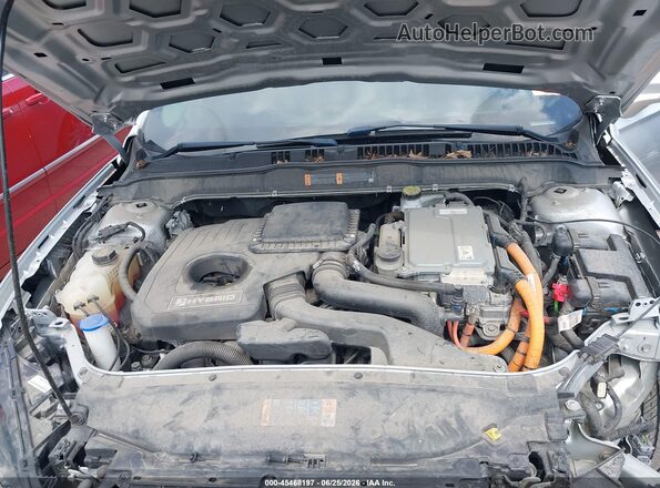 3FA6P0MU2KR262470 2019 FORD FUSION HYBRID Silver Vista trasera