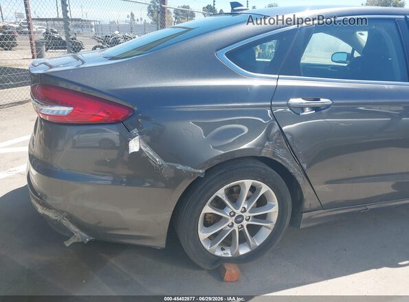 3FA6P0MU4KR253057 2019 FORD FUSION HYBRID Gray Դիմացի տեսք