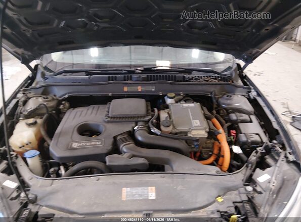 3FA6P0MU7KR265669 2019 FORD FUSION HYBRID Gray Rear view